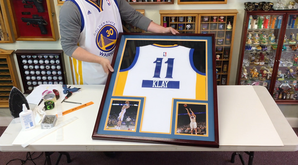 How to Vertically Frame a Basketball Jersey - sfDisplay.com