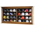 32 Pocket Pro Mini Helmet Display Case Cabinet - sfDisplay.com