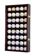 40 Baseball Ball Display Case Cabinet - sfDisplay.com