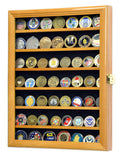 Military Challenge Coin Display Case Cabinet - sfDisplay.com