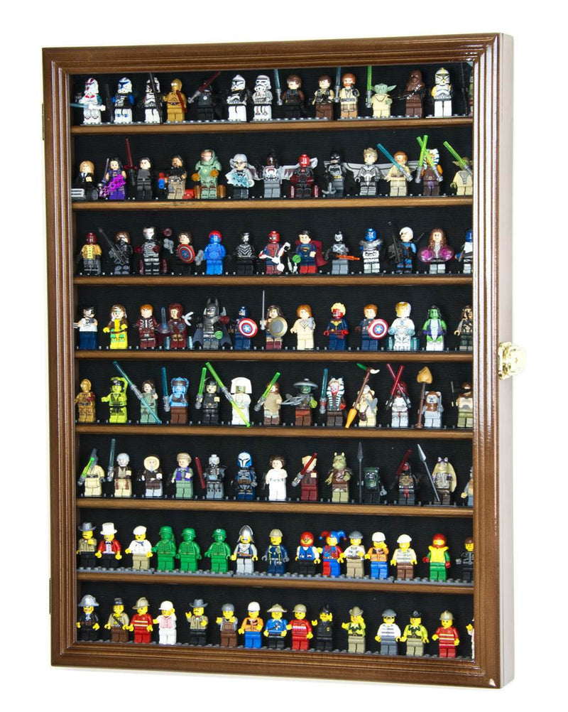 Large 110+ Mini Figures/ Miniatures / Figurines Display Case Cabinet - sfDisplay.com